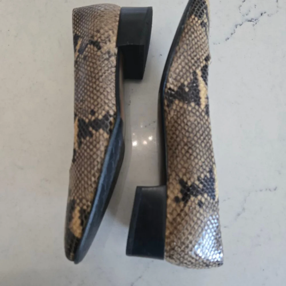 Lauren Ralph Lauren Womens Classic Block Heel Square Toe Pumps Sz 7.5 #WG1186 - Picture 6 of 9